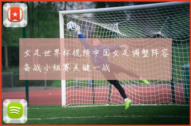 女足世界杯视频中国女足调整阵容备战小组赛关键一战