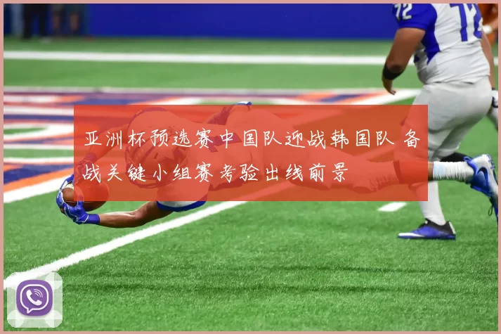亚洲杯预选赛中国队迎战韩国队 备战关键小组赛考验出线前景